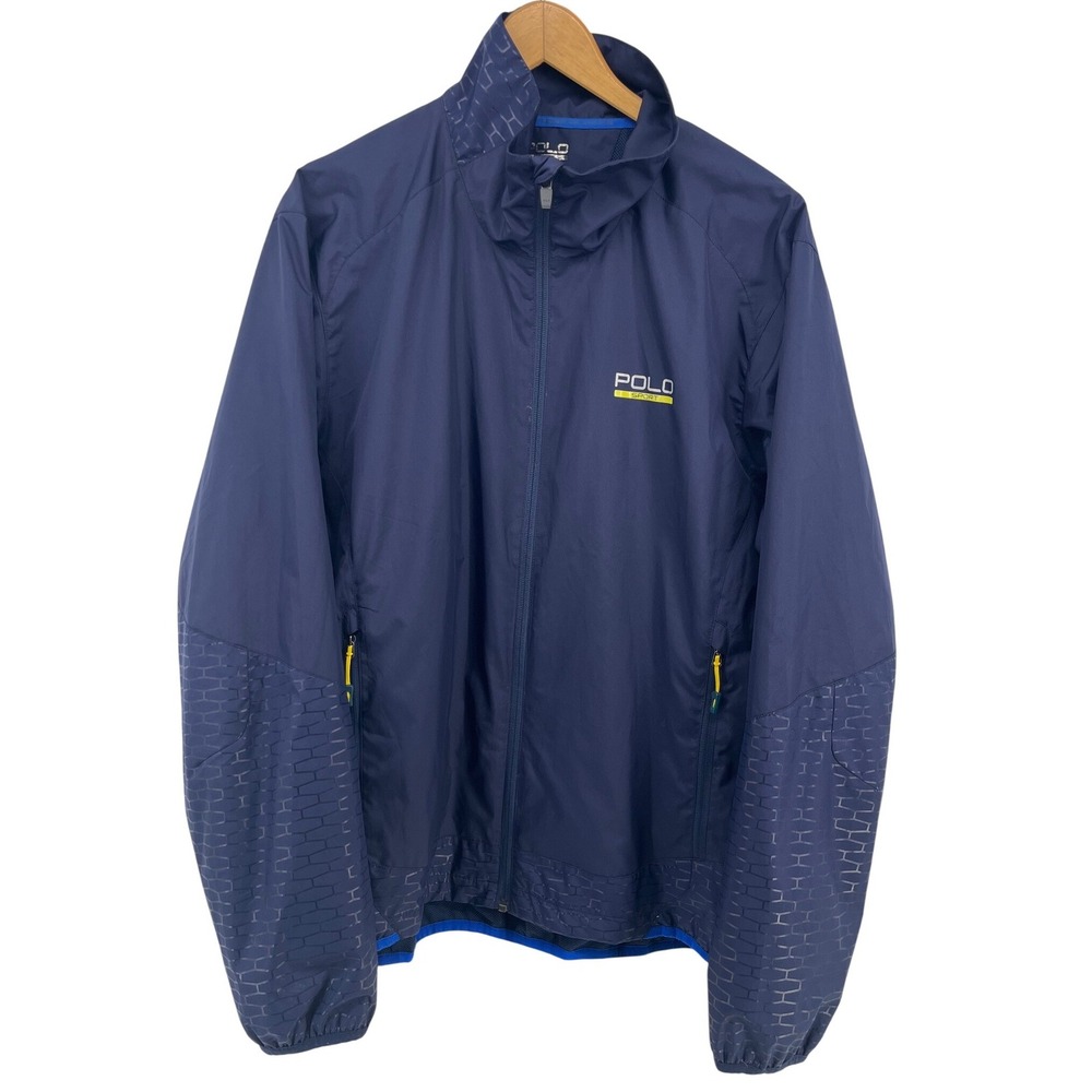 Polo Sport Ralph Lauren Jacket Windbreaker Navy Performance Mens L